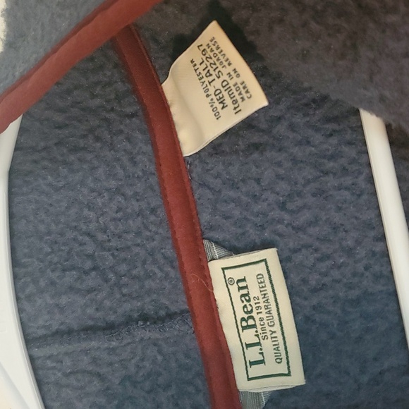 L.L Bean Katahdin Fleece Pullover 1/4 Zip Jacket Size Med Tall Gunmetal Grey Men - Picture 9 of 13